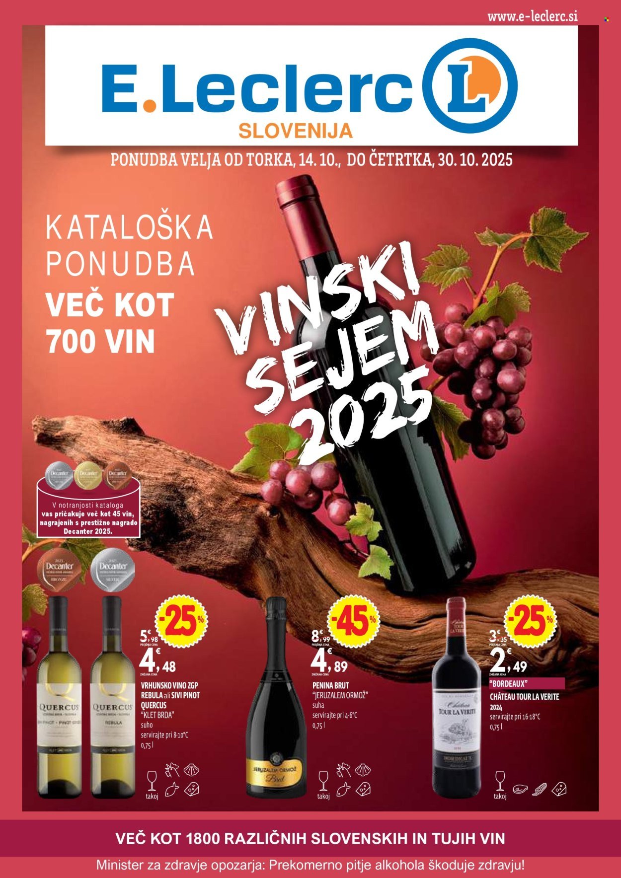 E.LECLERC katalog - Katalog Vinski sejem 2025 (2025-10-14 - 2025-10-30)