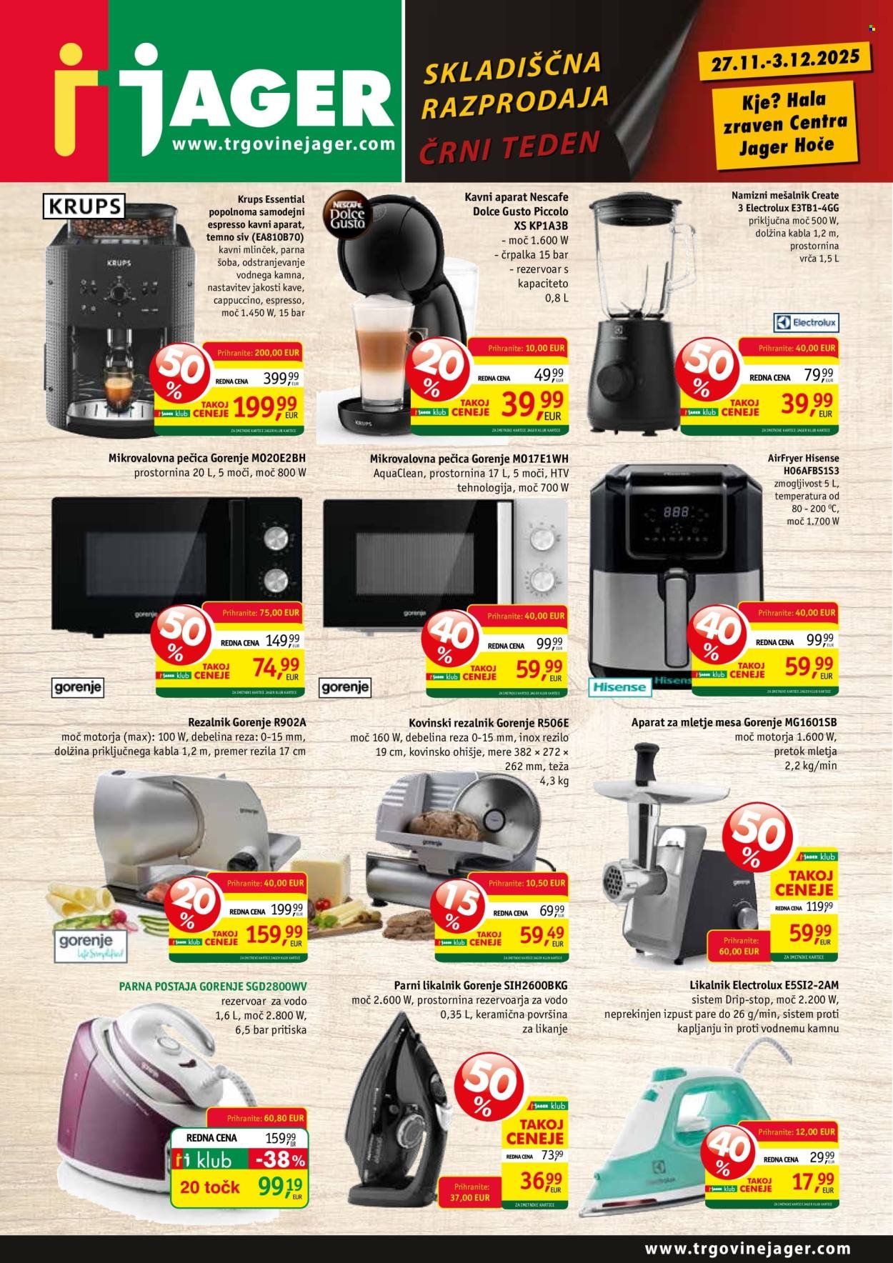 JAGER katalog - Skladiščna razprodaja Hoče (2025-11-27 - 2025-12-03)