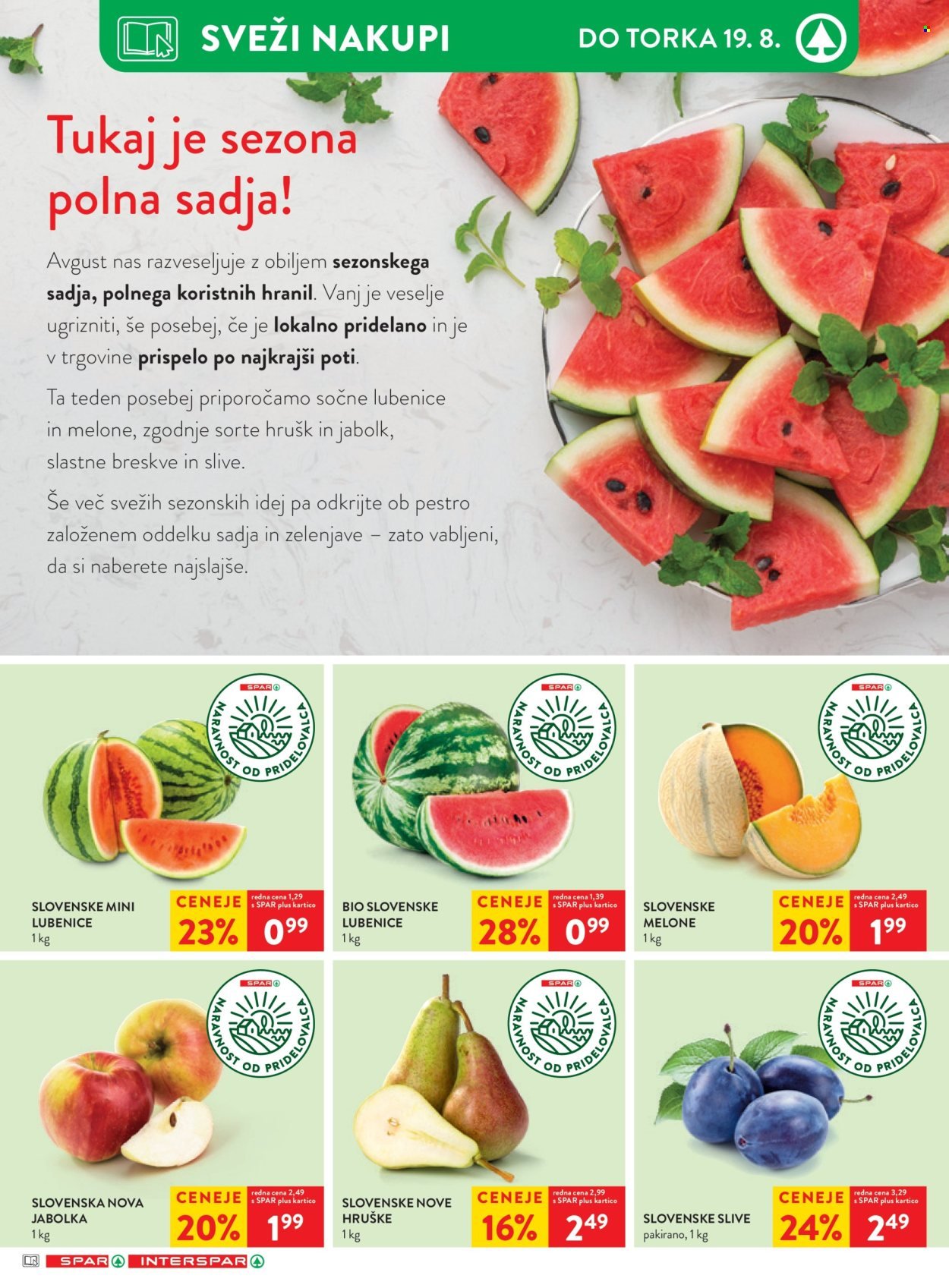 SPAR katalog - Od srede, 13. 8. 2025 (2025-08-13 - 2025-08-19)