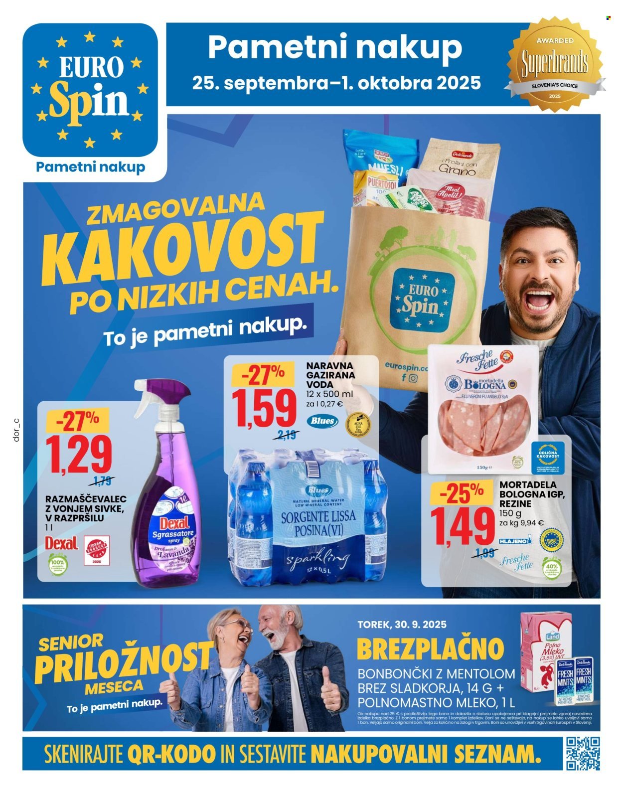 EUROSPIN katalog - Zmagovalna kakovost po nizkih cenah (2025-09-25 - 2025-10-01)