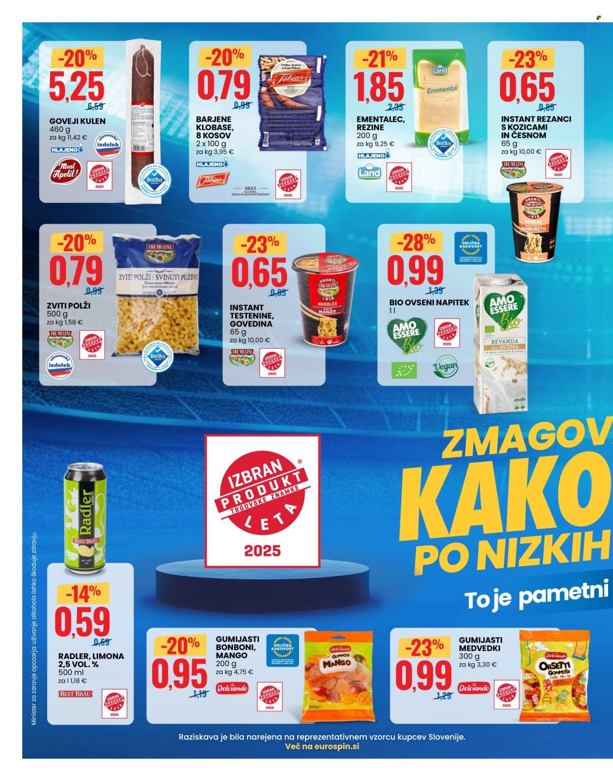 EUROSPIN katalog - Zmagovalna kakovost po nizkih cenah (2025-09-25 - 2025-10-01)