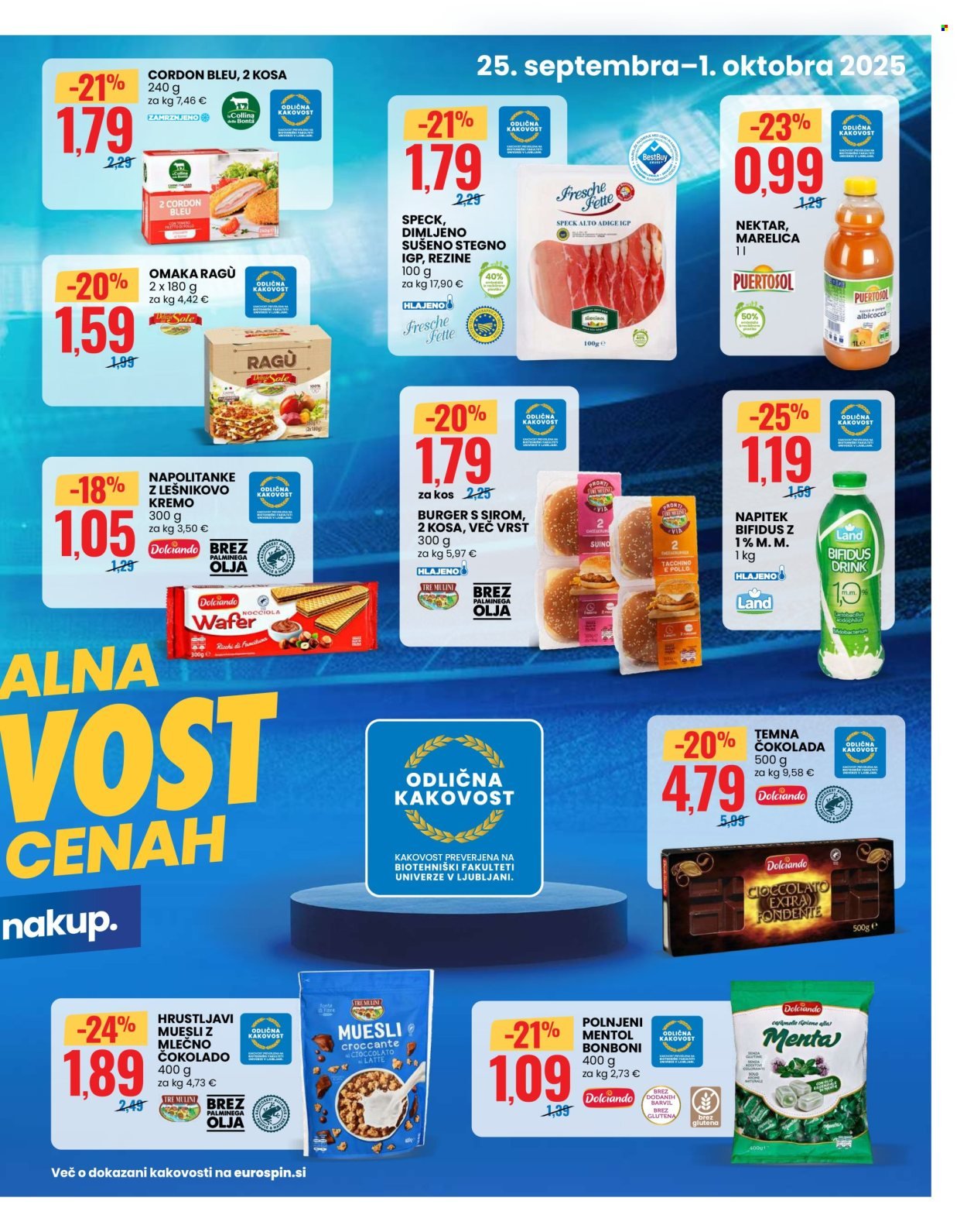 EUROSPIN katalog - Zmagovalna kakovost po nizkih cenah (2025-09-25 - 2025-10-01)