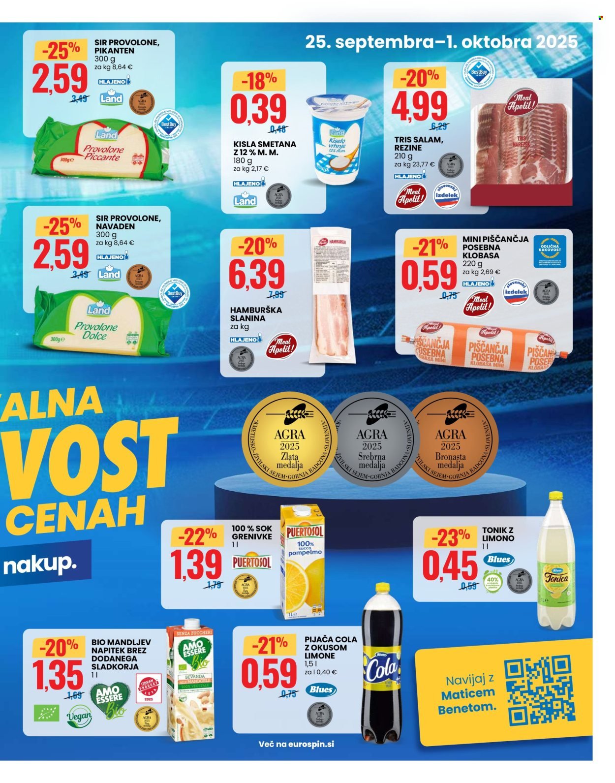 EUROSPIN katalog - Zmagovalna kakovost po nizkih cenah (2025-09-25 - 2025-10-01)