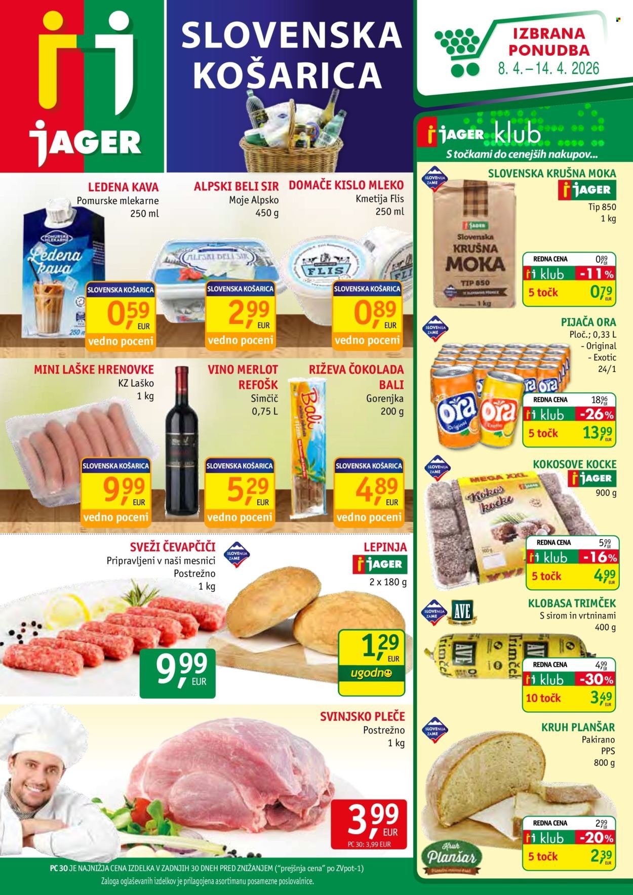 JAGER katalog - Katalog živila (2026-04-08 - 2026-04-14)