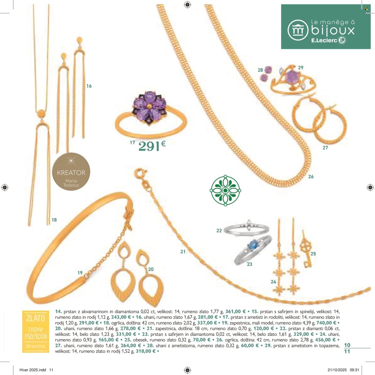 E.LECLERC katalog - Zlatarna Ljubljana (2025-11-04 - 2025-12-31)