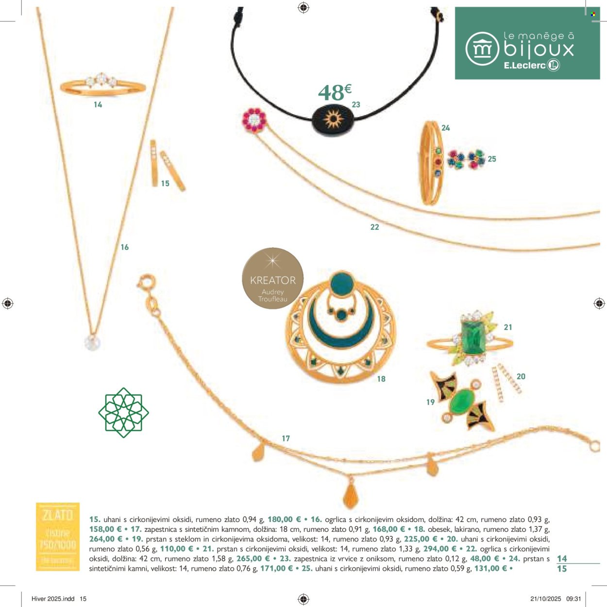 E.LECLERC katalog - Zlatarna Ljubljana (2025-11-04 - 2025-12-31)