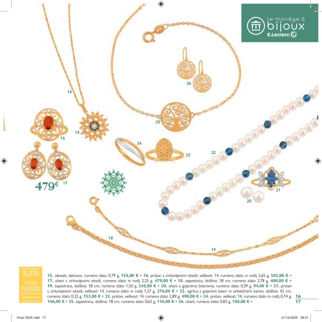 E.LECLERC katalog - Zlatarna Ljubljana (2025-11-04 - 2025-12-31)