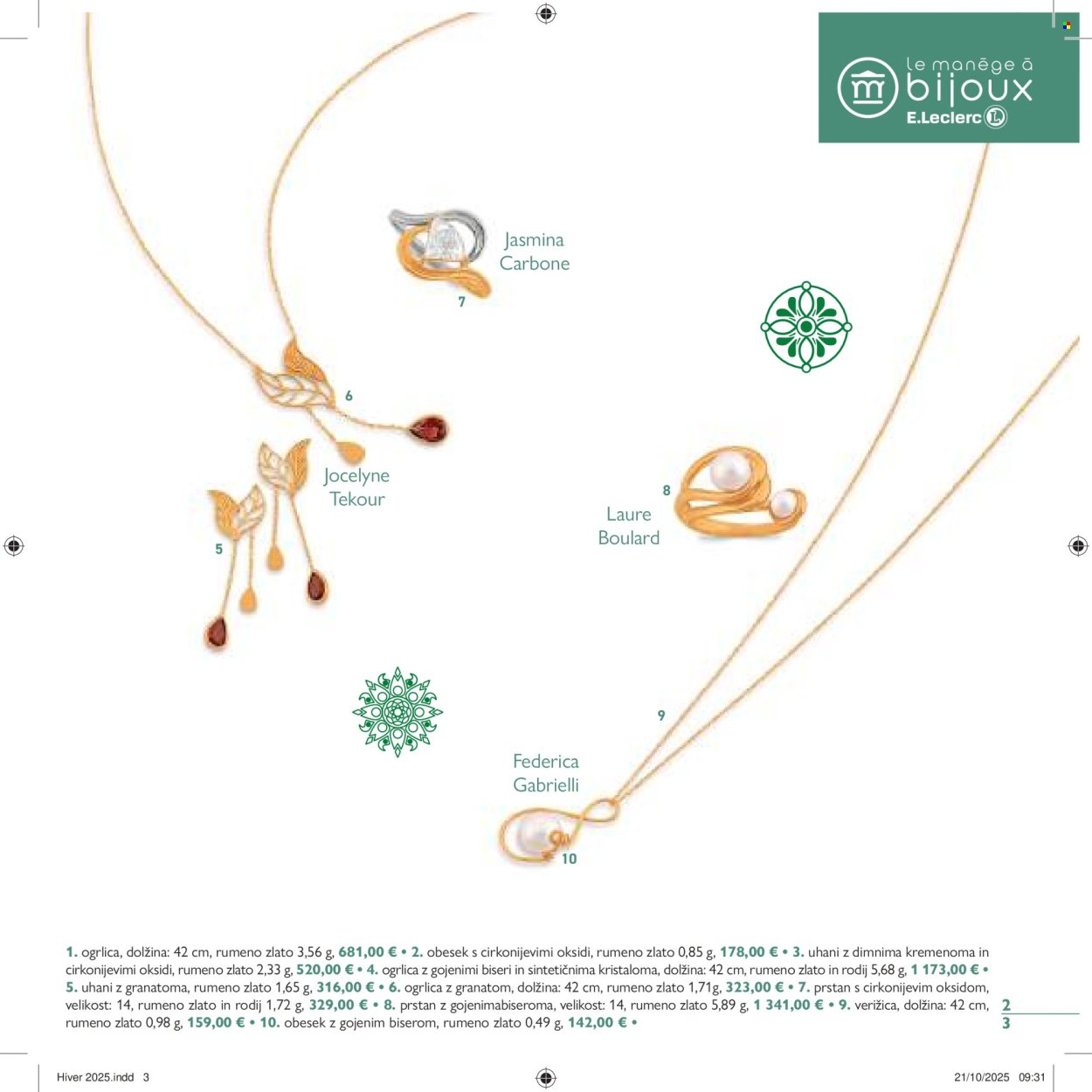 E.LECLERC katalog - Zlatarna Ljubljana (2025-11-04 - 2025-12-31)