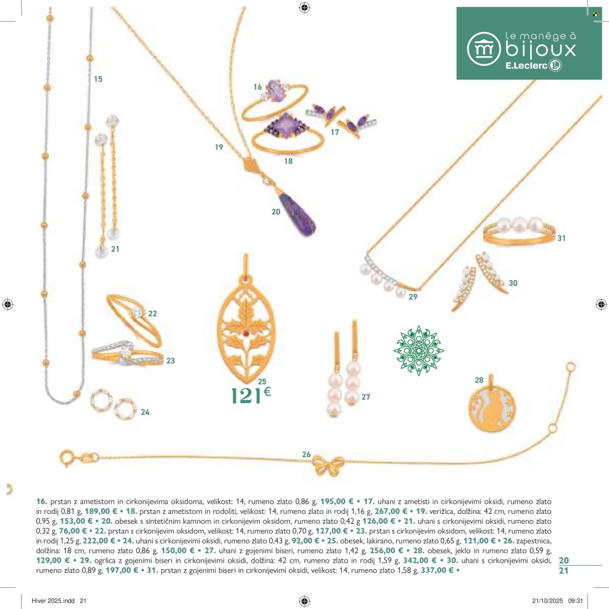 E.LECLERC katalog - Zlatarna Ljubljana (2025-11-04 - 2025-12-31)