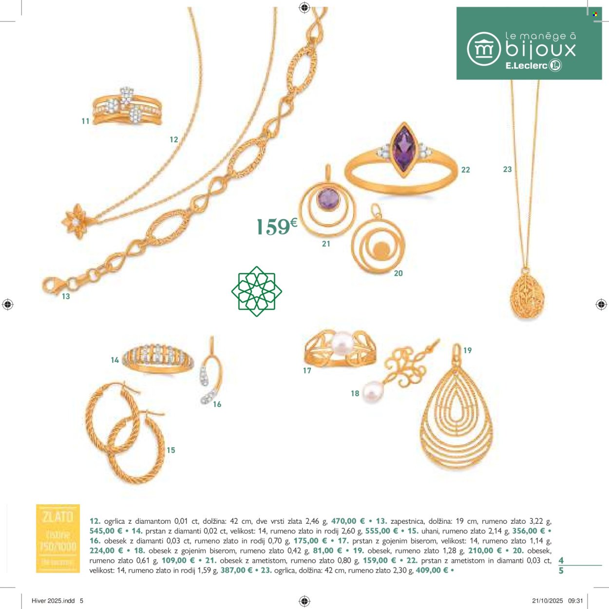 E.LECLERC katalog - Zlatarna Ljubljana (2025-11-04 - 2025-12-31)