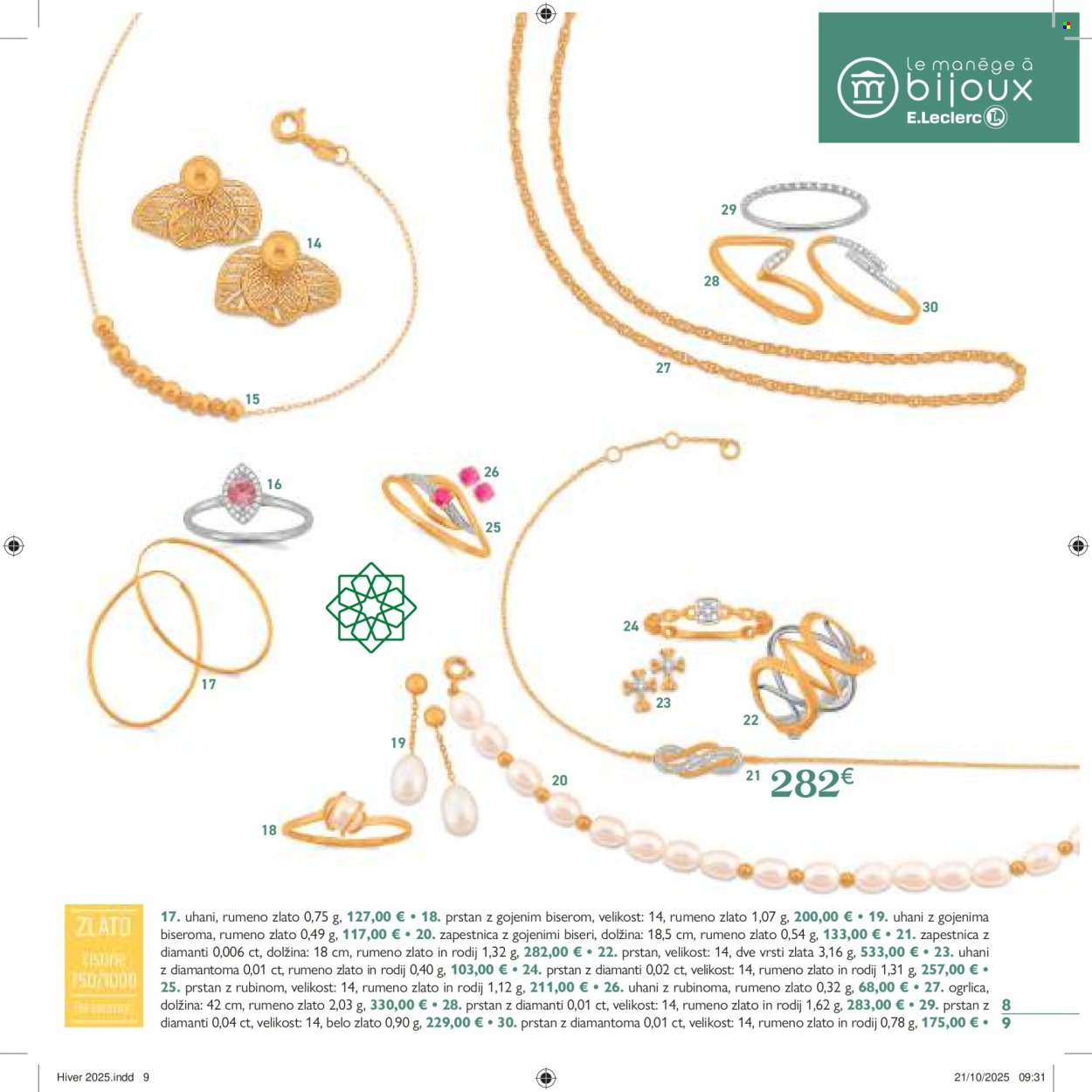 E.LECLERC katalog - Zlatarna Ljubljana (2025-11-04 - 2025-12-31)