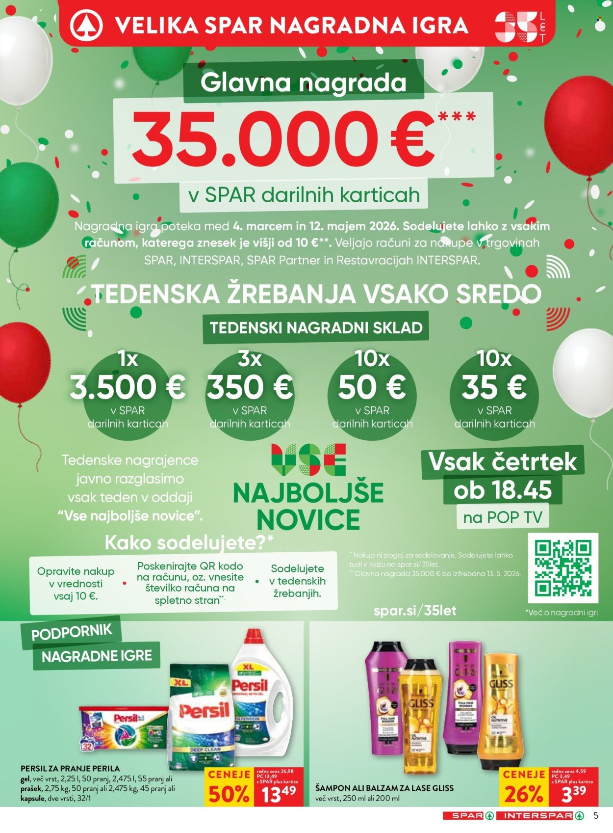 SPAR katalog - Od srede, 18. 3. 2026 (2026-03-18 - 2026-03-31)