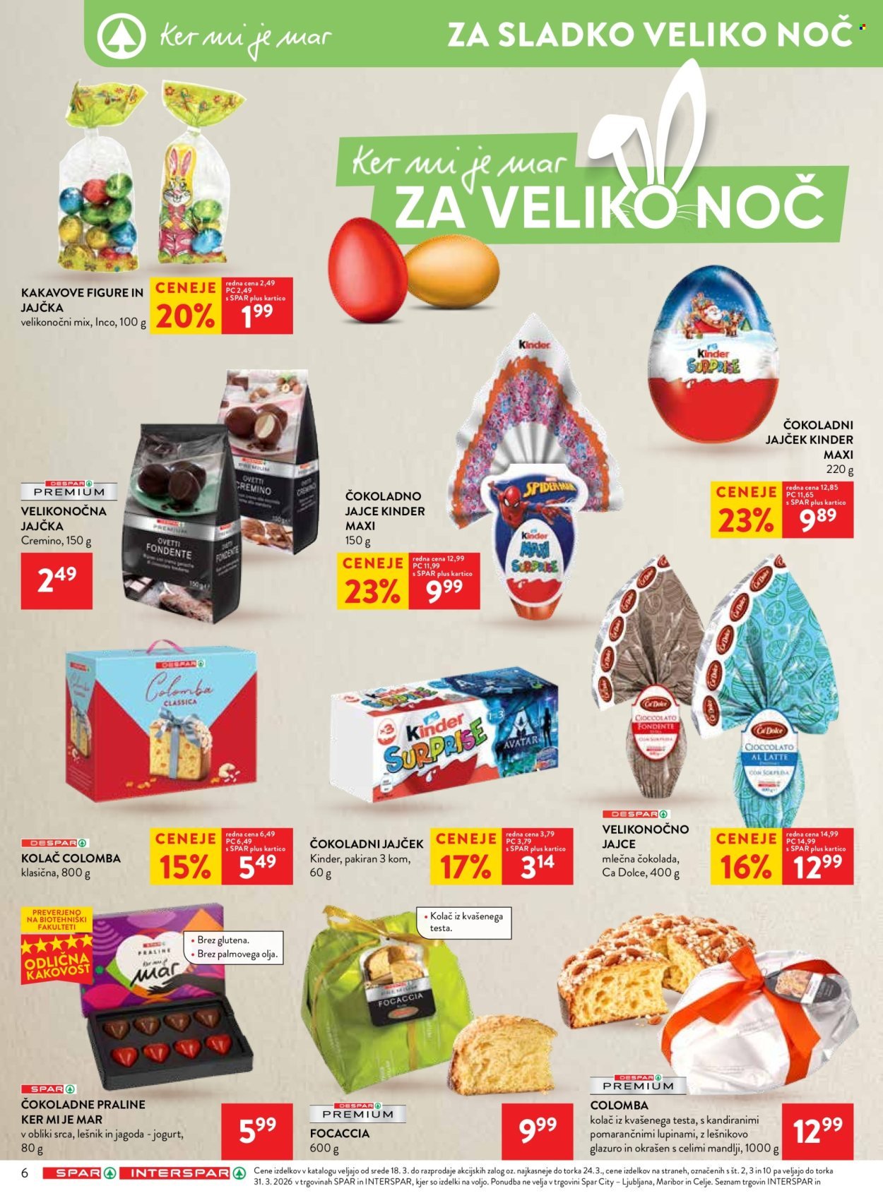 SPAR katalog - Od srede, 18. 3. 2026 (2026-03-18 - 2026-03-31)