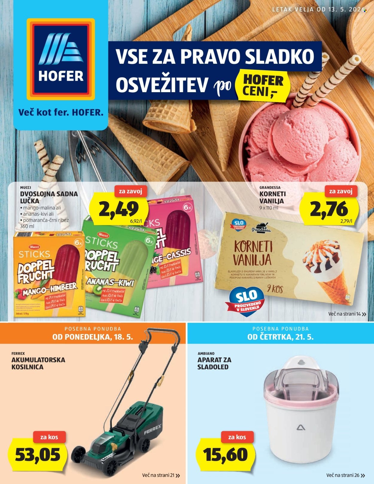 HOFER katalog - Od srede, 13. 5. 2026 (2026-05-13 - 2026-05-21)