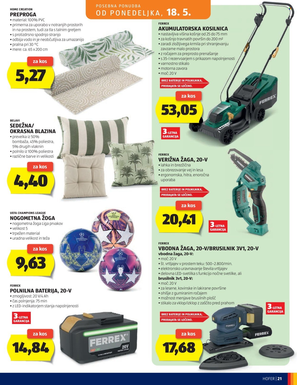 HOFER katalog - Od srede, 13. 5. 2026 (2026-05-13 - 2026-05-21)