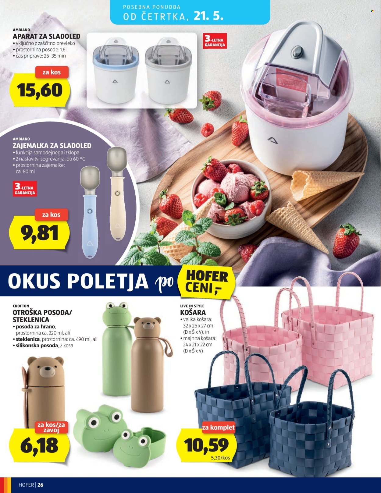 HOFER katalog - Od srede, 13. 5. 2026 (2026-05-13 - 2026-05-21)