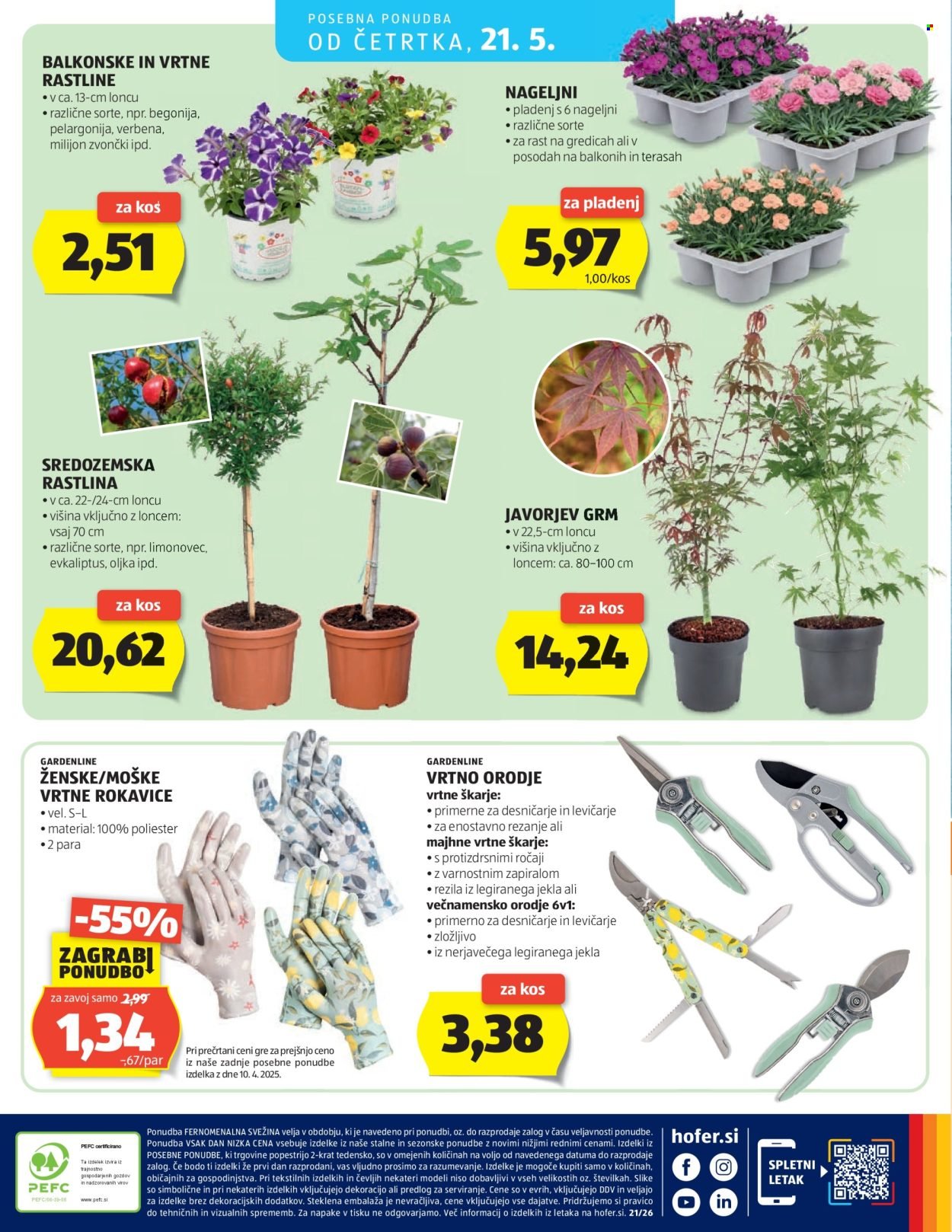HOFER katalog - Od srede, 13. 5. 2026 (2026-05-13 - 2026-05-21)
