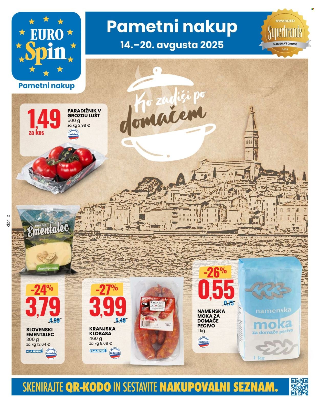 EUROSPIN katalog - Ko zadiši po domačem (2025-08-14 - 2025-08-20)