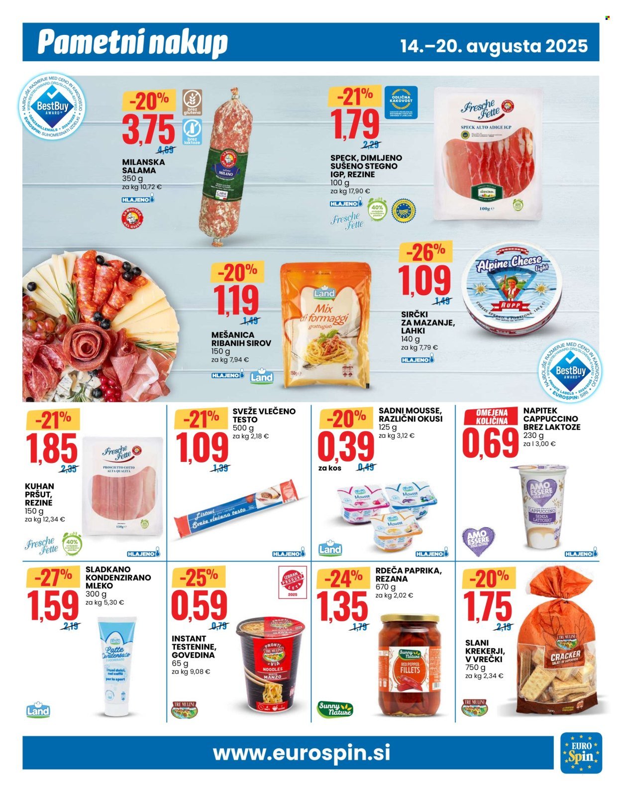 EUROSPIN katalog - Ko zadiši po domačem (2025-08-14 - 2025-08-20)