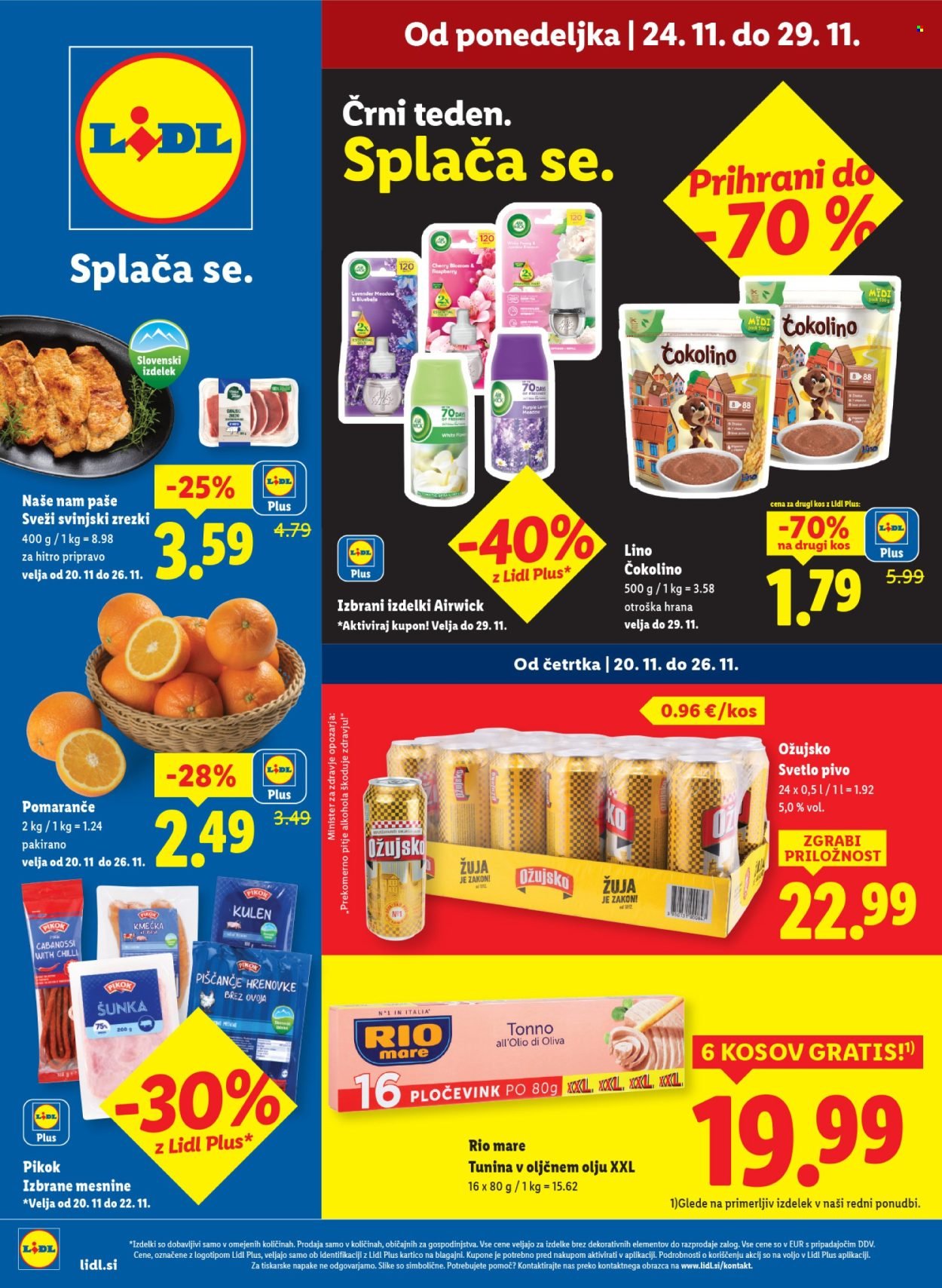 LIDL katalog - Od četrtka, 20. 11. 2025 (2025-11-20 - 2025-11-29)