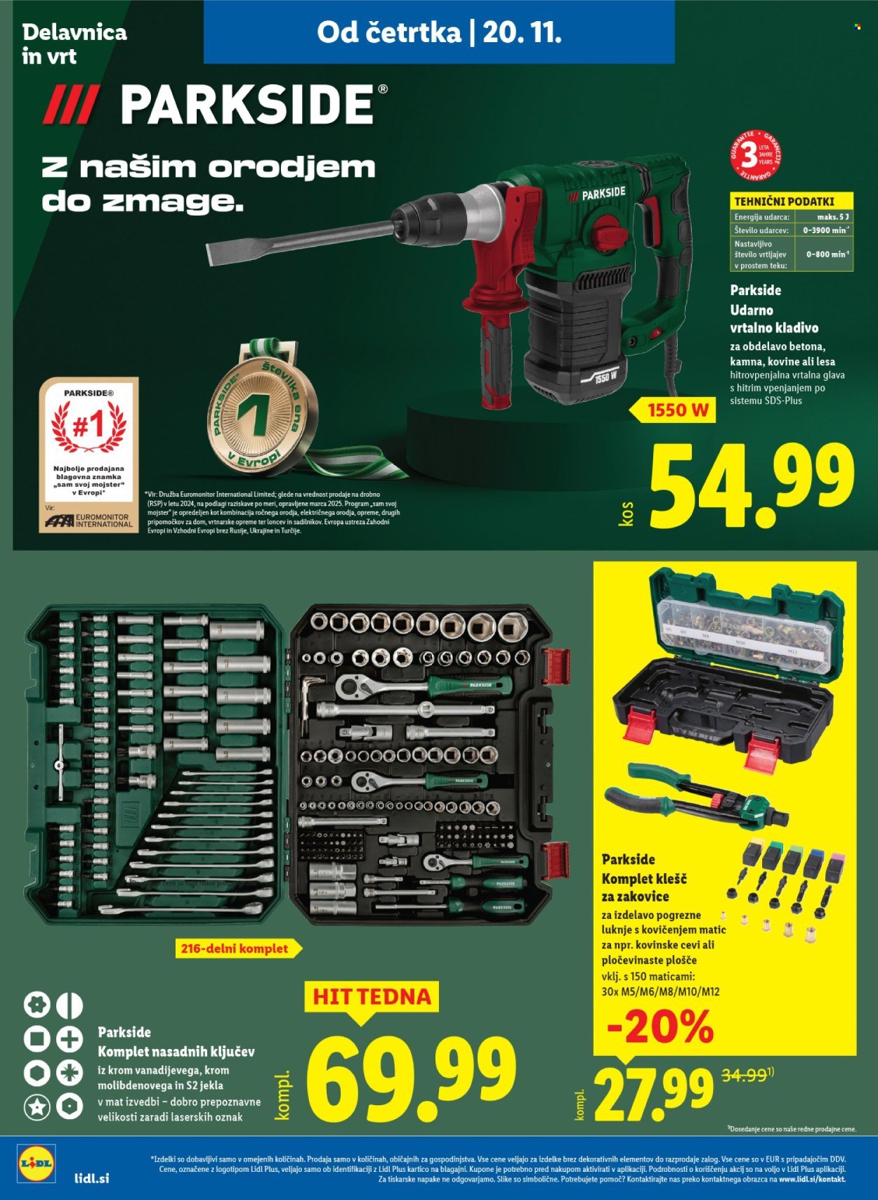 LIDL katalog - Od četrtka, 20. 11. 2025 (2025-11-20 - 2025-11-29)