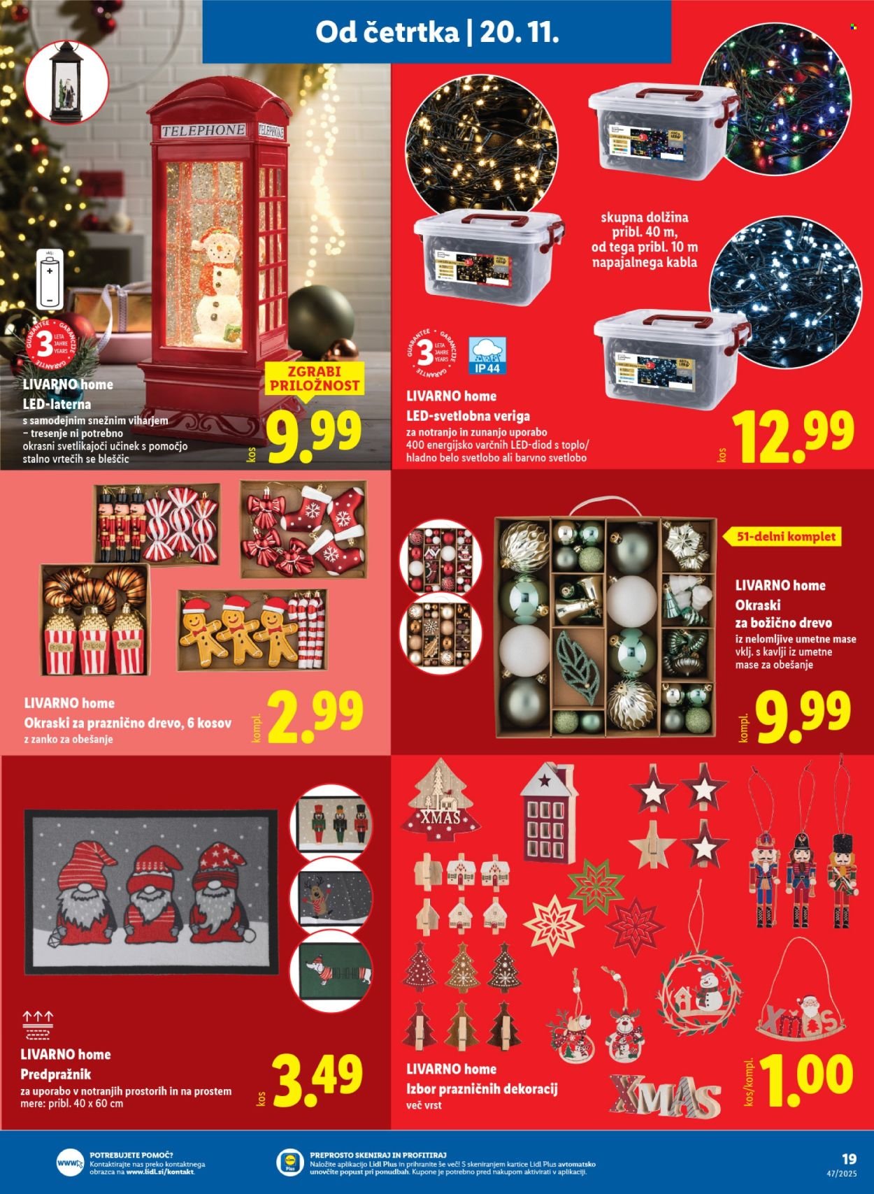 LIDL katalog - Od četrtka, 20. 11. 2025 (2025-11-20 - 2025-11-29)