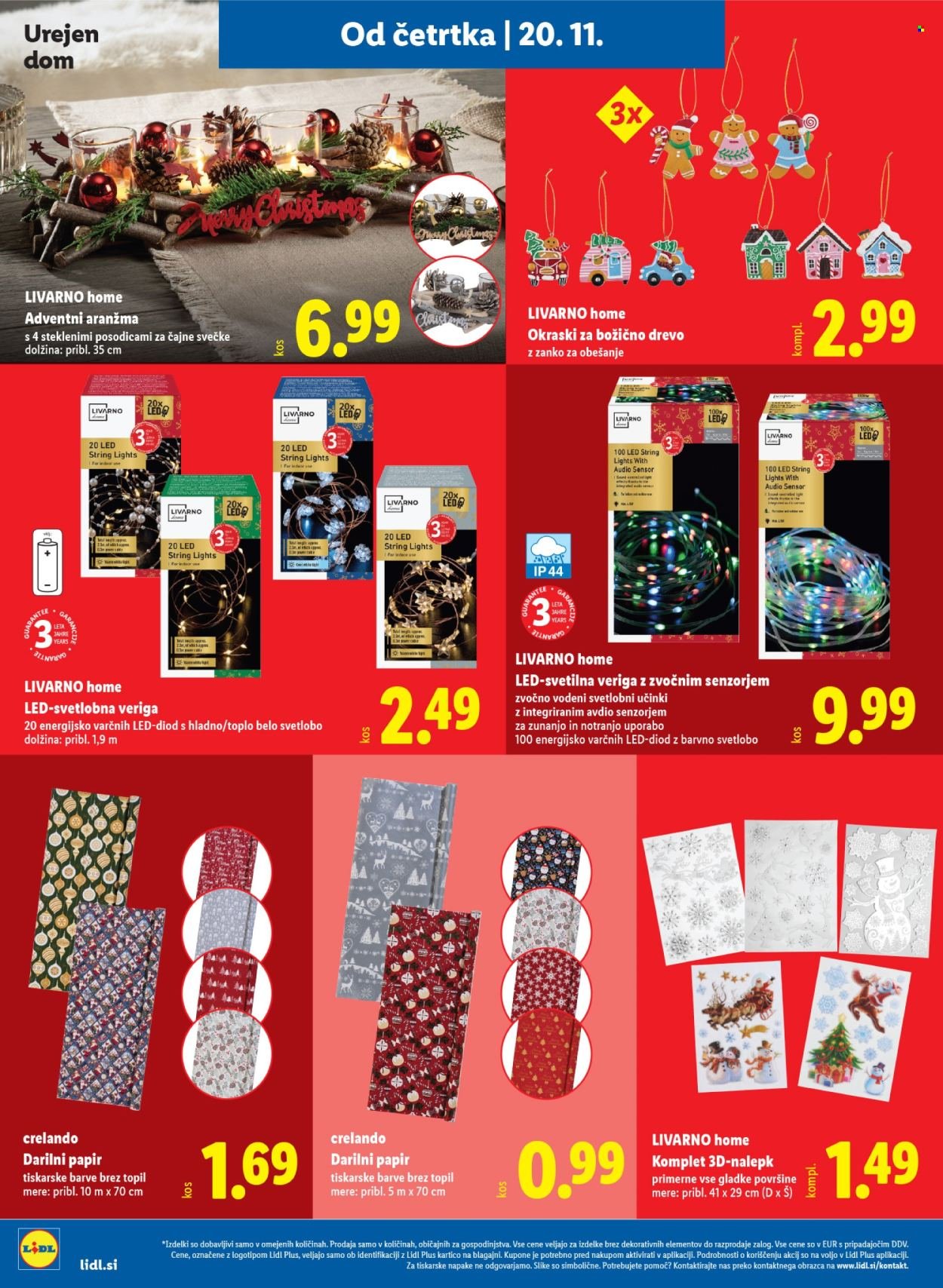 LIDL katalog - Od četrtka, 20. 11. 2025 (2025-11-20 - 2025-11-29)