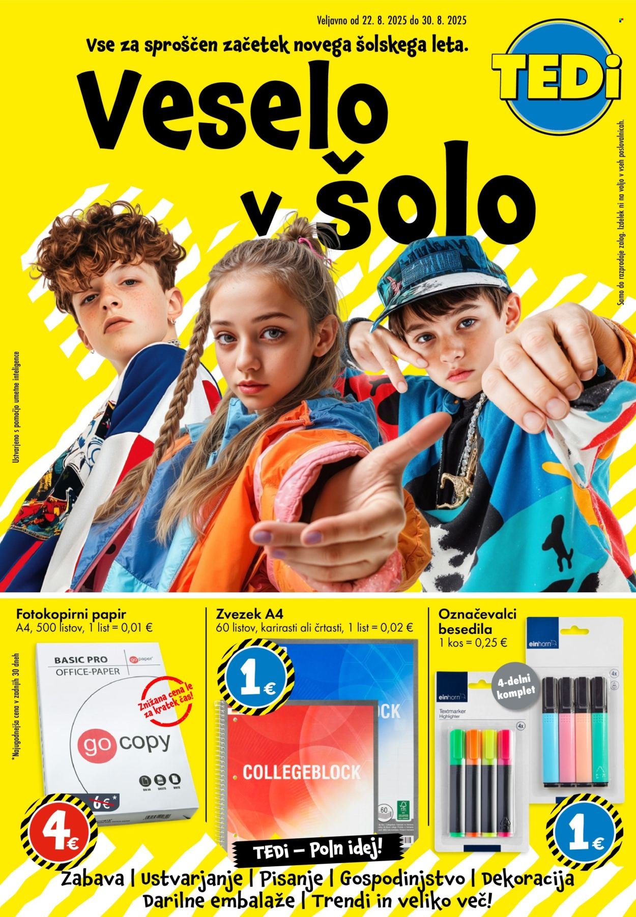 TEDI katalog - Od petka, 22. 8. 2025 (2025-08-22 - 2025-08-30)