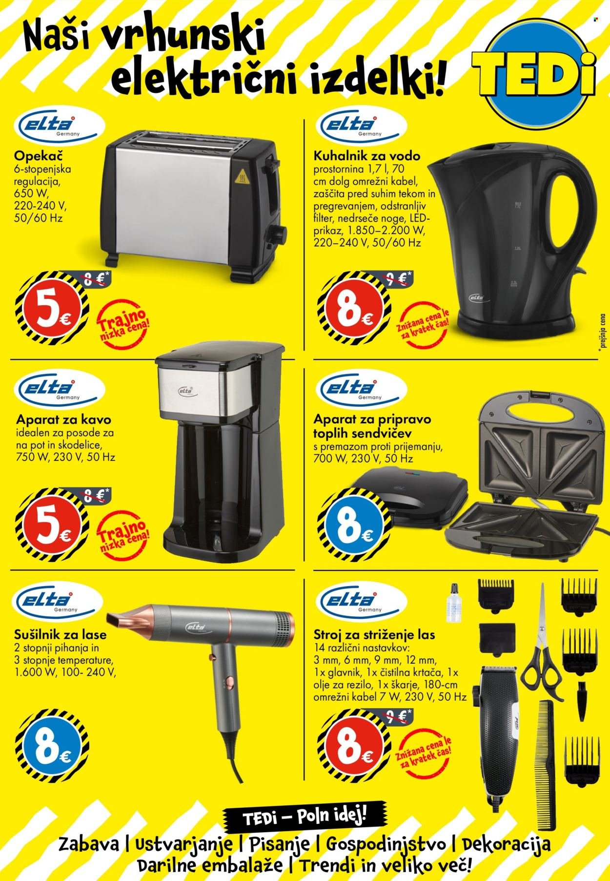 TEDI katalog - Od petka, 22. 8. 2025 (2025-08-22 - 2025-08-30)