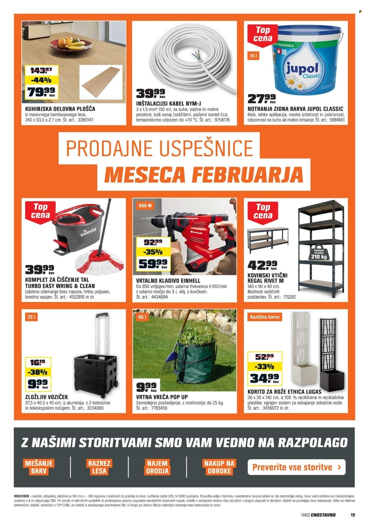 OBI katalog - Od torka, 3. 2. 2026 (2026-02-03 - 2026-02-28)