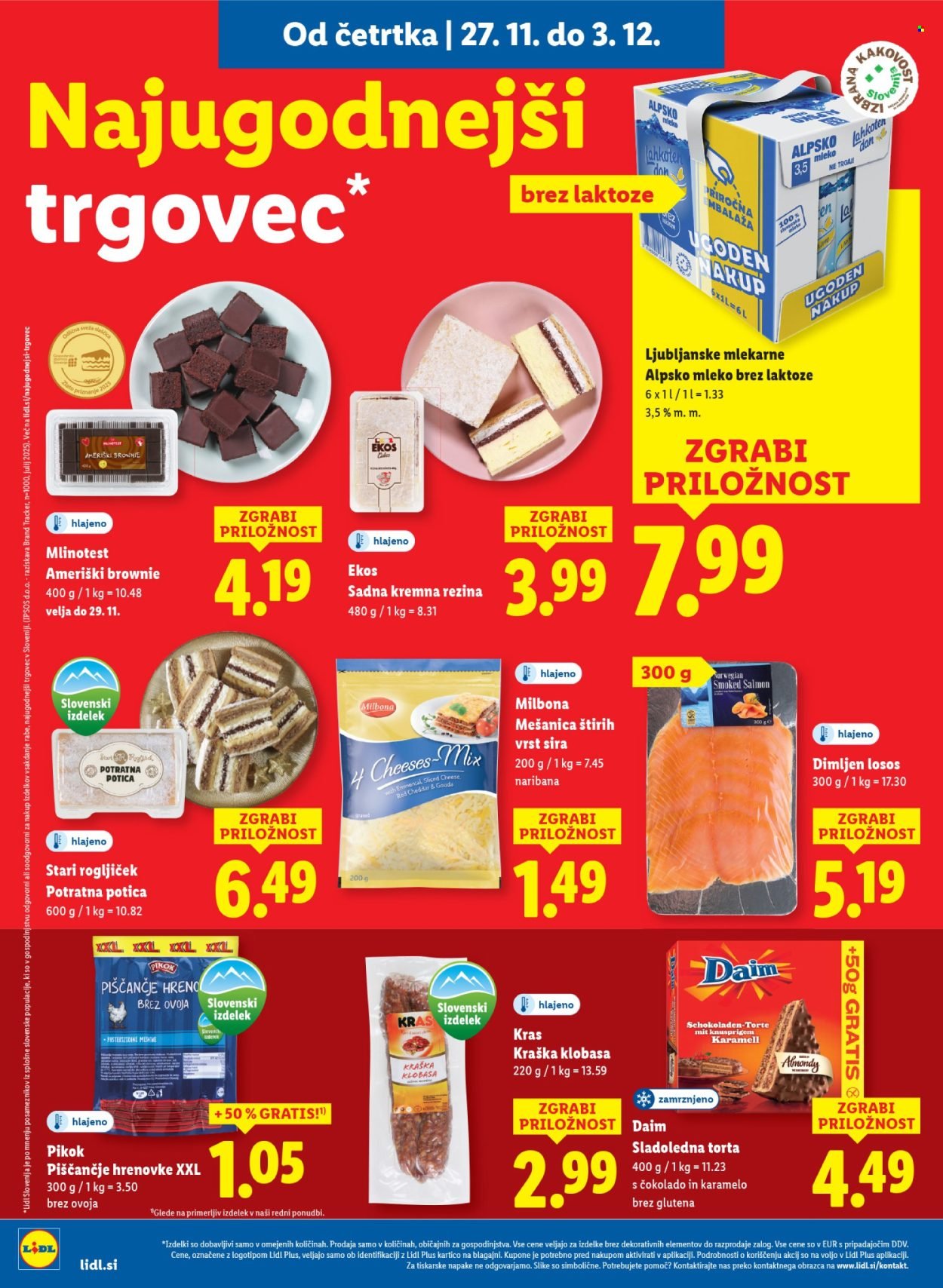 LIDL katalog - Od četrtka, 27. 11. 2025 (2025-11-27 - 2025-12-03)