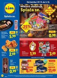 LIDL katalog - Od četrtka, 27. 11. 2025 (2025-11-27 - 2025-12-03)