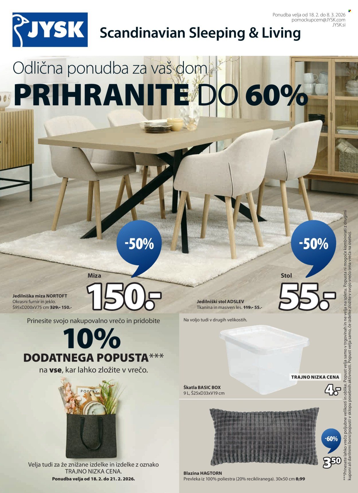 JYSK katalog - Od srede, 18. 2. 2026 (2026-02-18 - 2026-03-08)