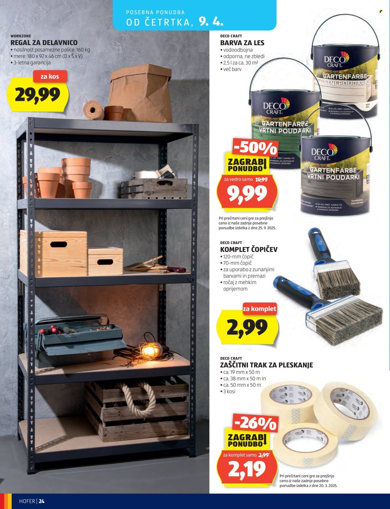 HOFER katalog - Od srede, 1. 4. 2026 (2026-04-01 - 2026-04-09)