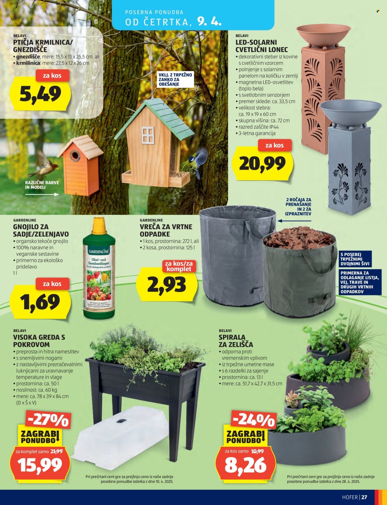 HOFER katalog - Od srede, 1. 4. 2026 (2026-04-01 - 2026-04-09)