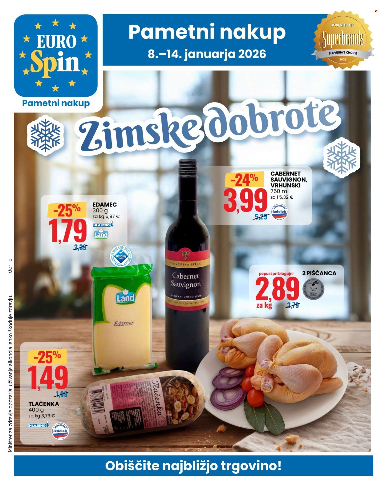 EUROSPIN katalog - Zimske dobrote (2026-01-08 - 2026-01-14)