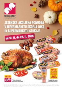 MERCATOR katalog - Jesenska akcijska ponudba v HM Škofja Loka in SM Cerklje (2025-11-12 - 2025-11-22)