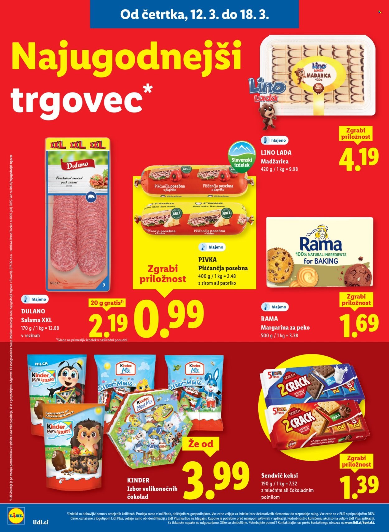 LIDL katalog - Od četrtka, 12. 3. 2026 (2026-03-12 - 2026-03-18)