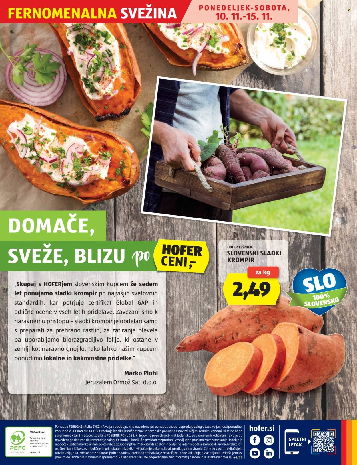 HOFER katalog - Od četrtka, 6. 11. 2025 (2025-11-06 - 2025-11-15)