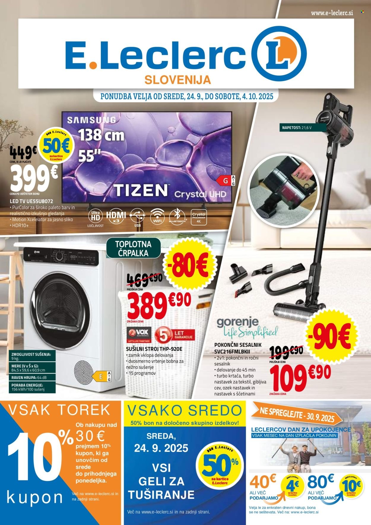 E.LECLERC katalog - Od srede, 24. 9. 2025 (2025-09-24 - 2025-10-04)