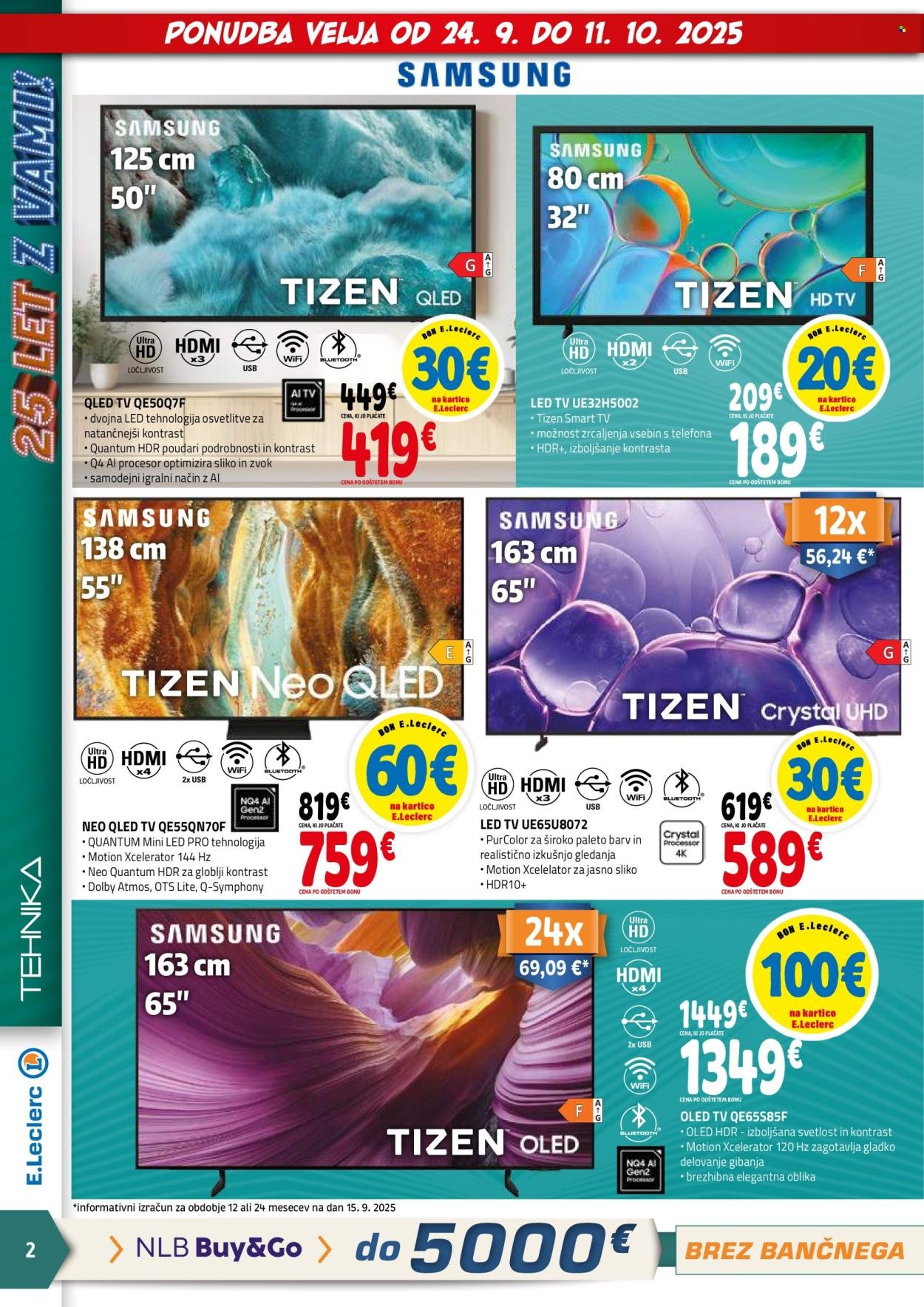 E.LECLERC katalog - Od srede, 24. 9. 2025 (2025-09-24 - 2025-10-04)