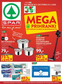 SPAR katalog - Mega SPAR prihranki (2026-03-18 - 2026-03-31)