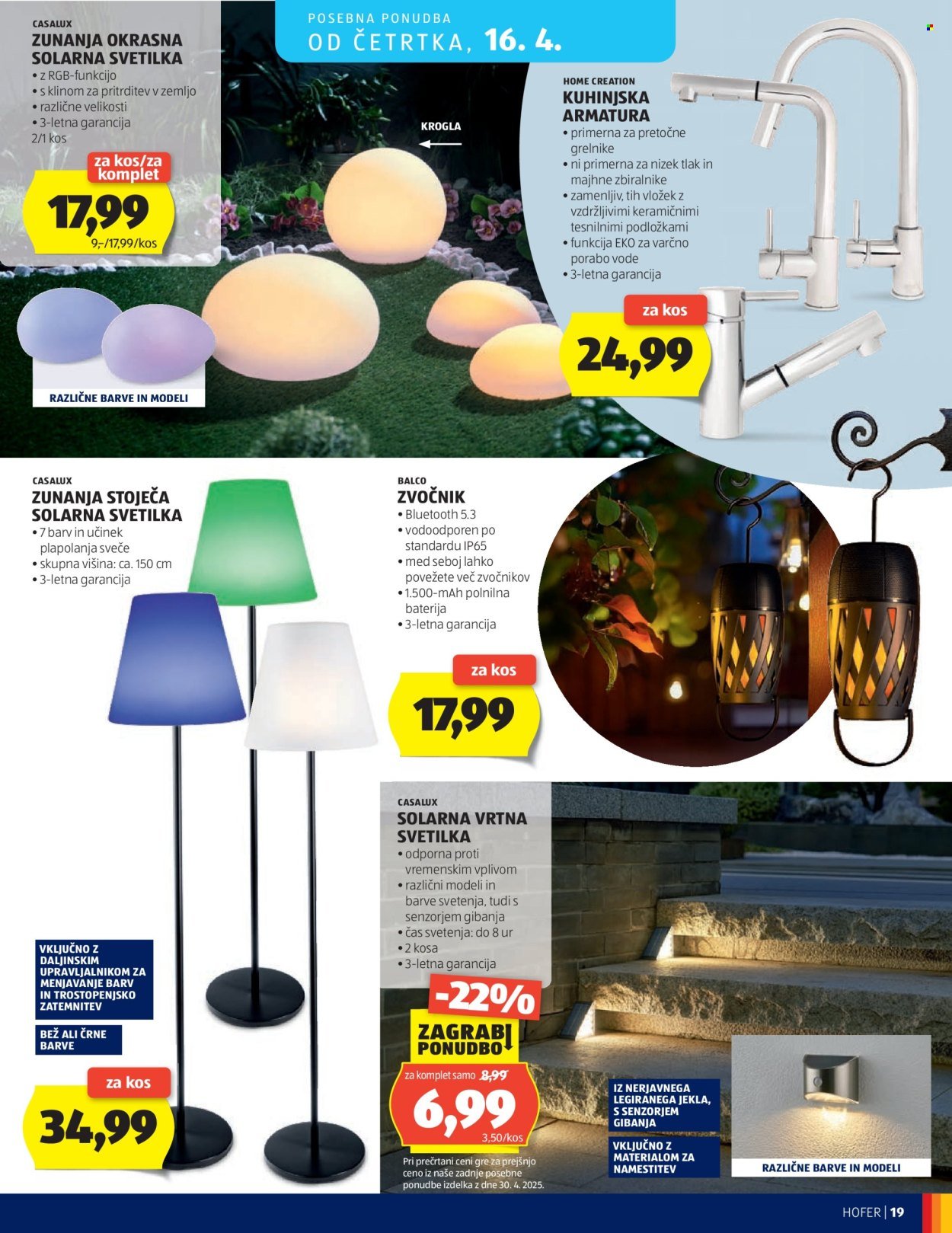 HOFER katalog - Od srede, 8. 4. 2026 (2026-04-08 - 2026-04-16)