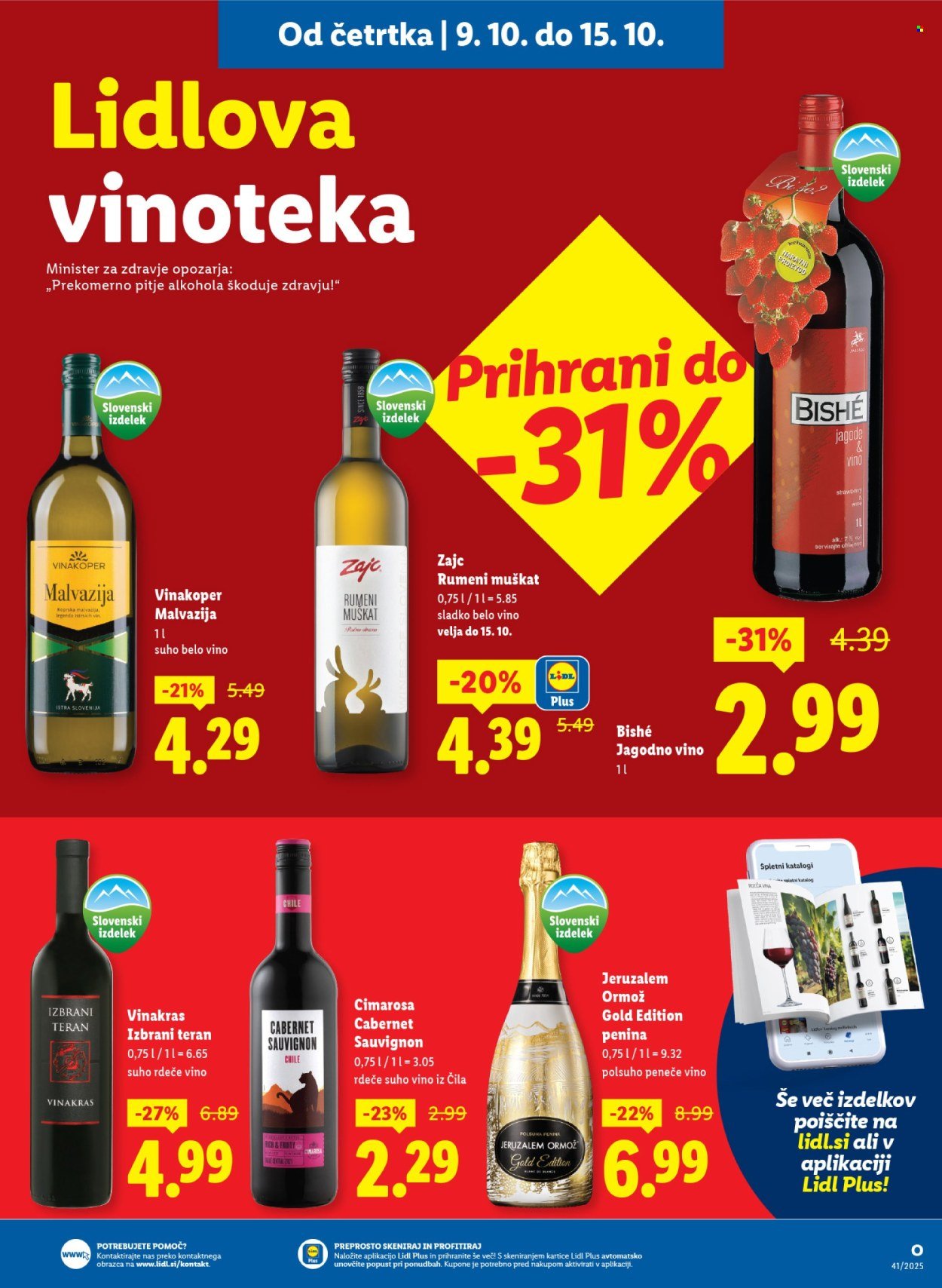 LIDL katalog - Od četrtka, 9. 10. 2025 (2025-10-09 - 2025-10-15)
