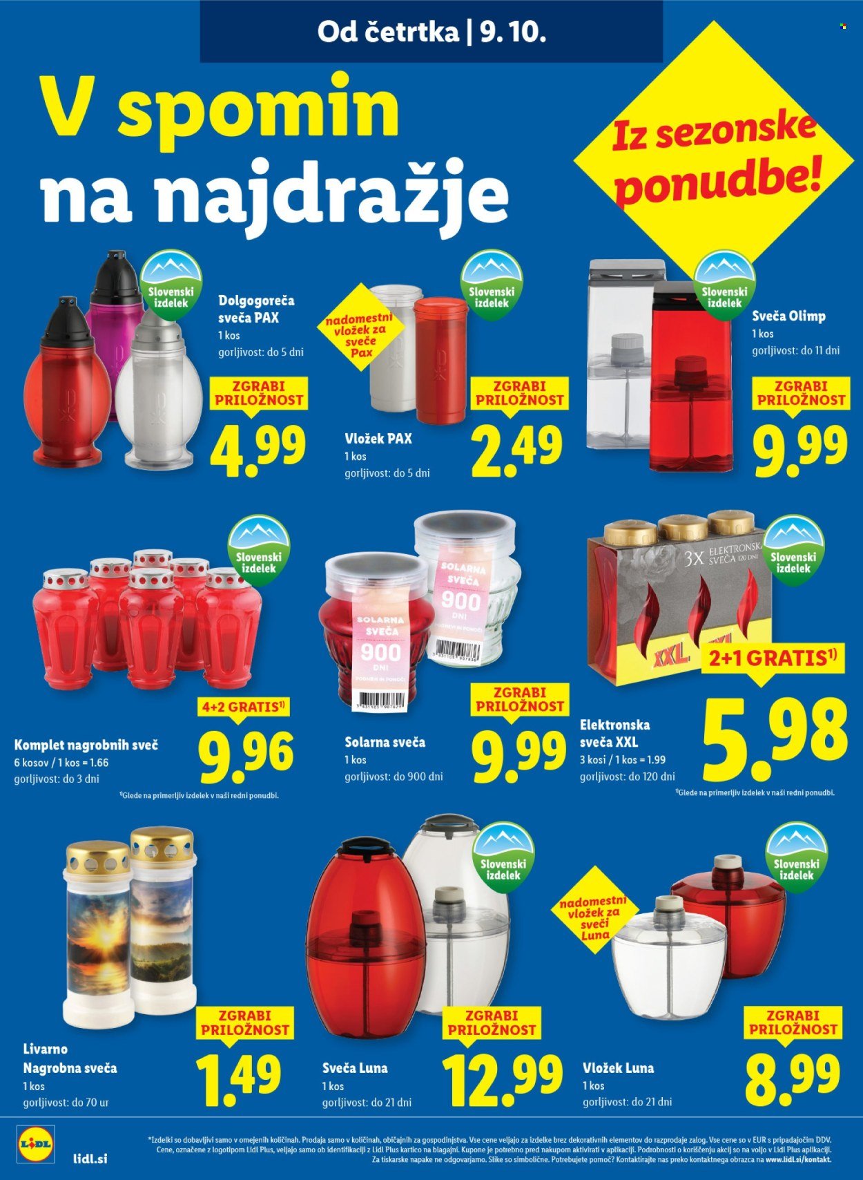 LIDL katalog - Od četrtka, 9. 10. 2025 (2025-10-09 - 2025-10-15)