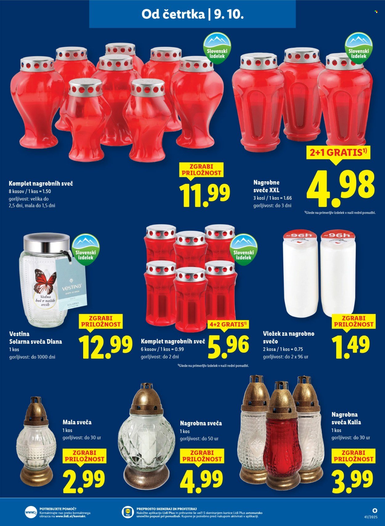 LIDL katalog - Od četrtka, 9. 10. 2025 (2025-10-09 - 2025-10-15)