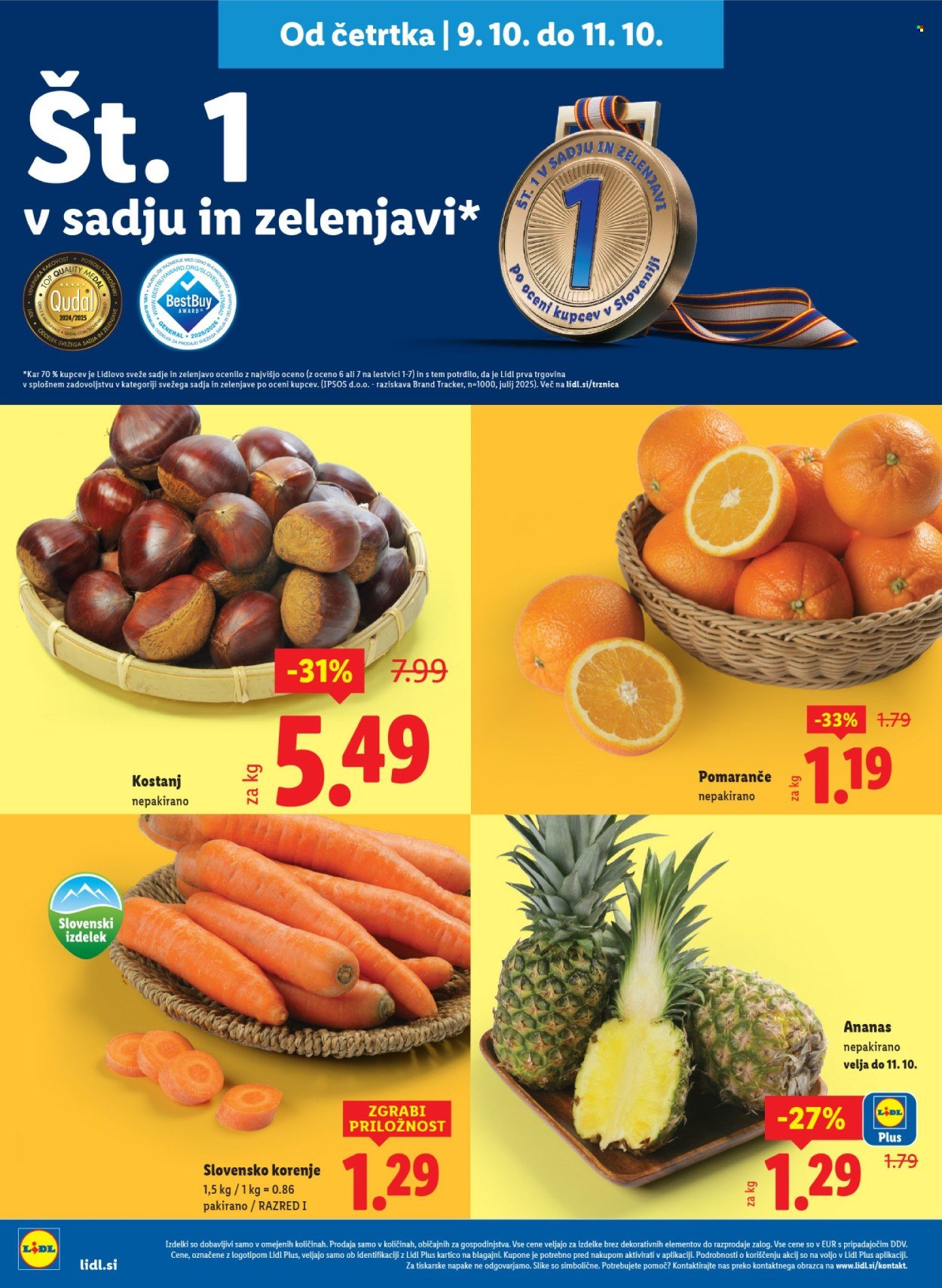 LIDL katalog - Od četrtka, 9. 10. 2025 (2025-10-09 - 2025-10-15)