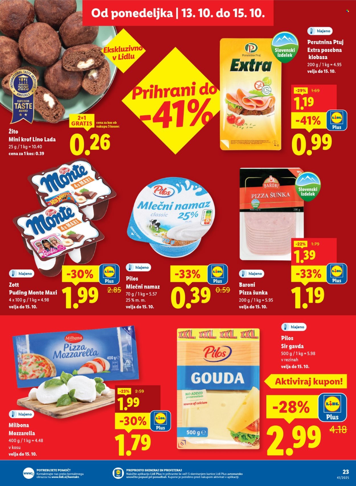 LIDL katalog - Od četrtka, 9. 10. 2025 (2025-10-09 - 2025-10-15)