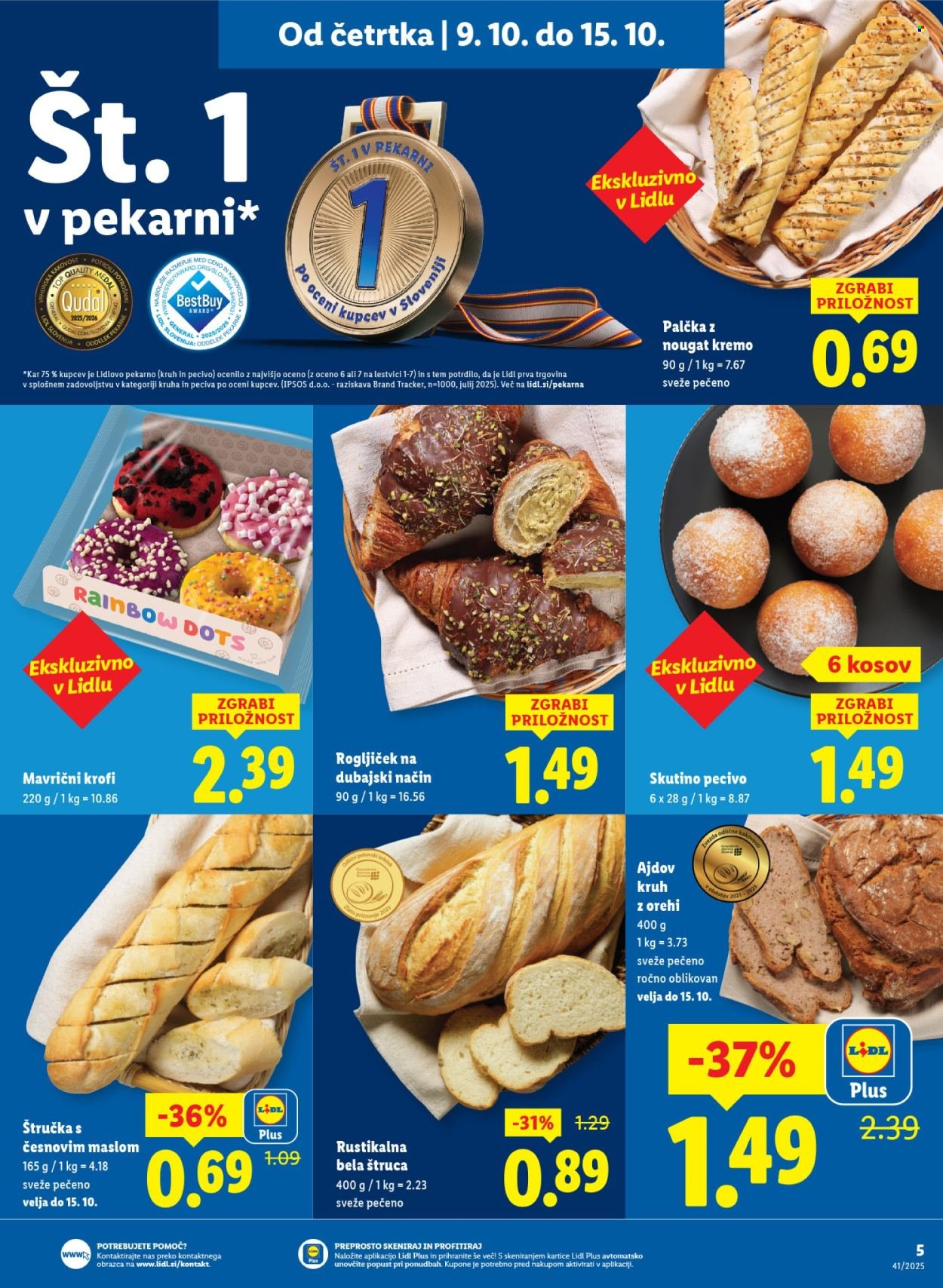 LIDL katalog - Od četrtka, 9. 10. 2025 (2025-10-09 - 2025-10-15)