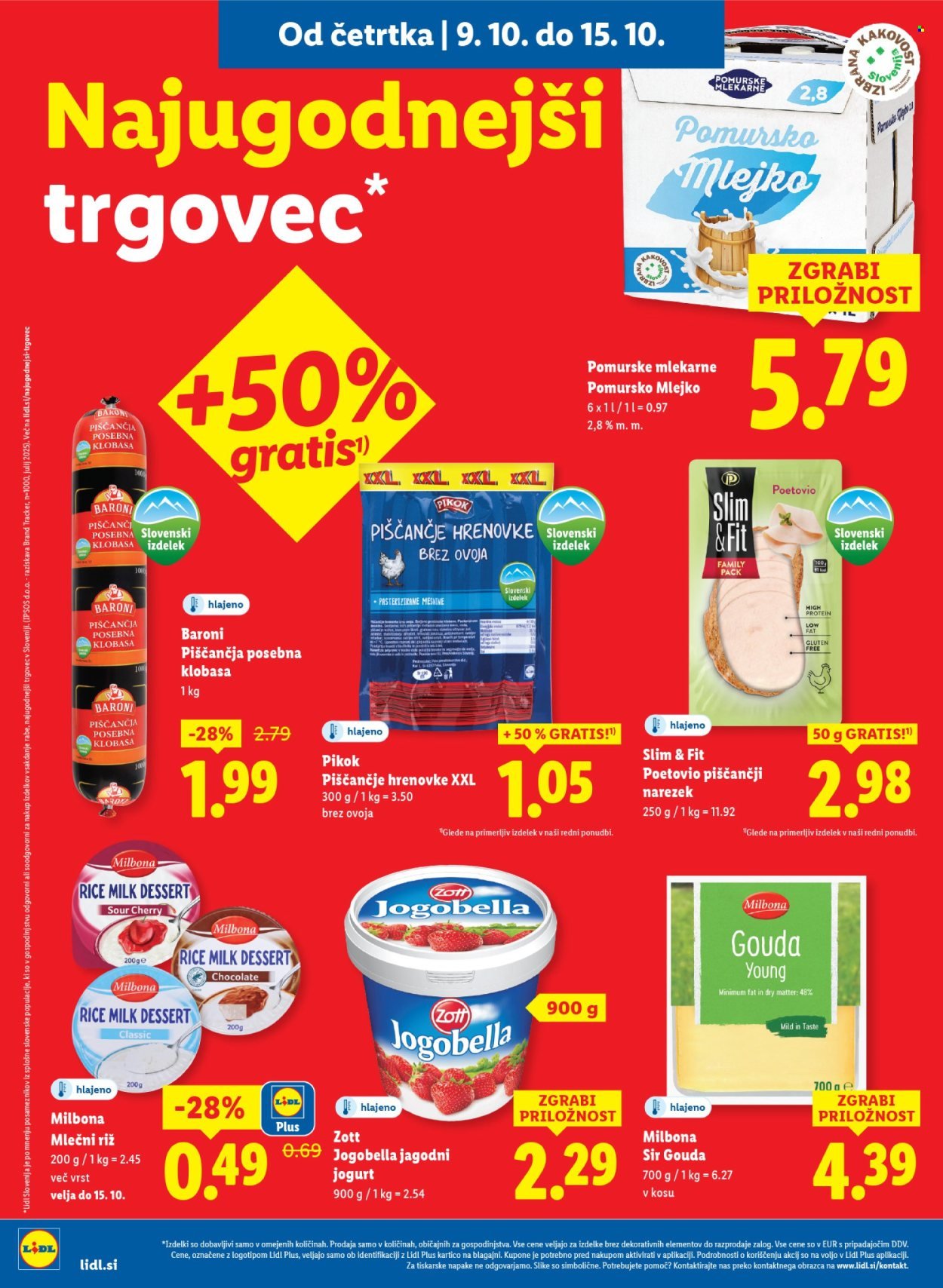 LIDL katalog - Od četrtka, 9. 10. 2025 (2025-10-09 - 2025-10-15)
